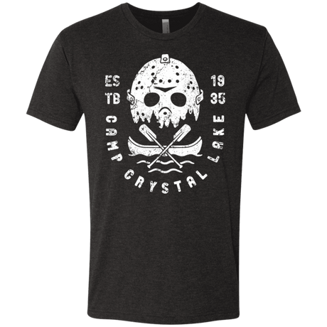 T-Shirts Vintage Black / S Camp Crystal Lake Men's Triblend T-Shirt