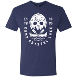 T-Shirts Vintage Navy / S Camp Crystal Lake Men's Triblend T-Shirt