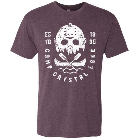 T-Shirts Vintage Purple / S Camp Crystal Lake Men's Triblend T-Shirt