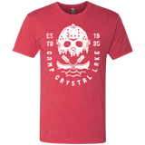 T-Shirts Vintage Red / S Camp Crystal Lake Men's Triblend T-Shirt