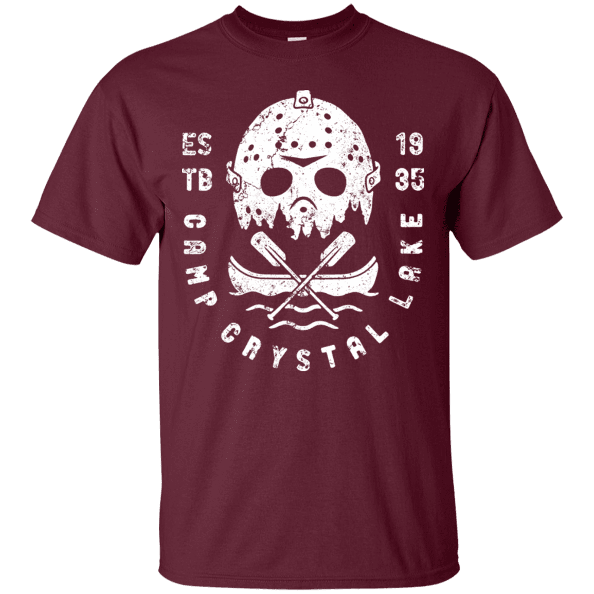 T-Shirts Maroon / S Camp Crystal Lake T-Shirt