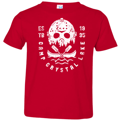 T-Shirts Red / 2T Camp Crystal Lake Toddler Premium T-Shirt