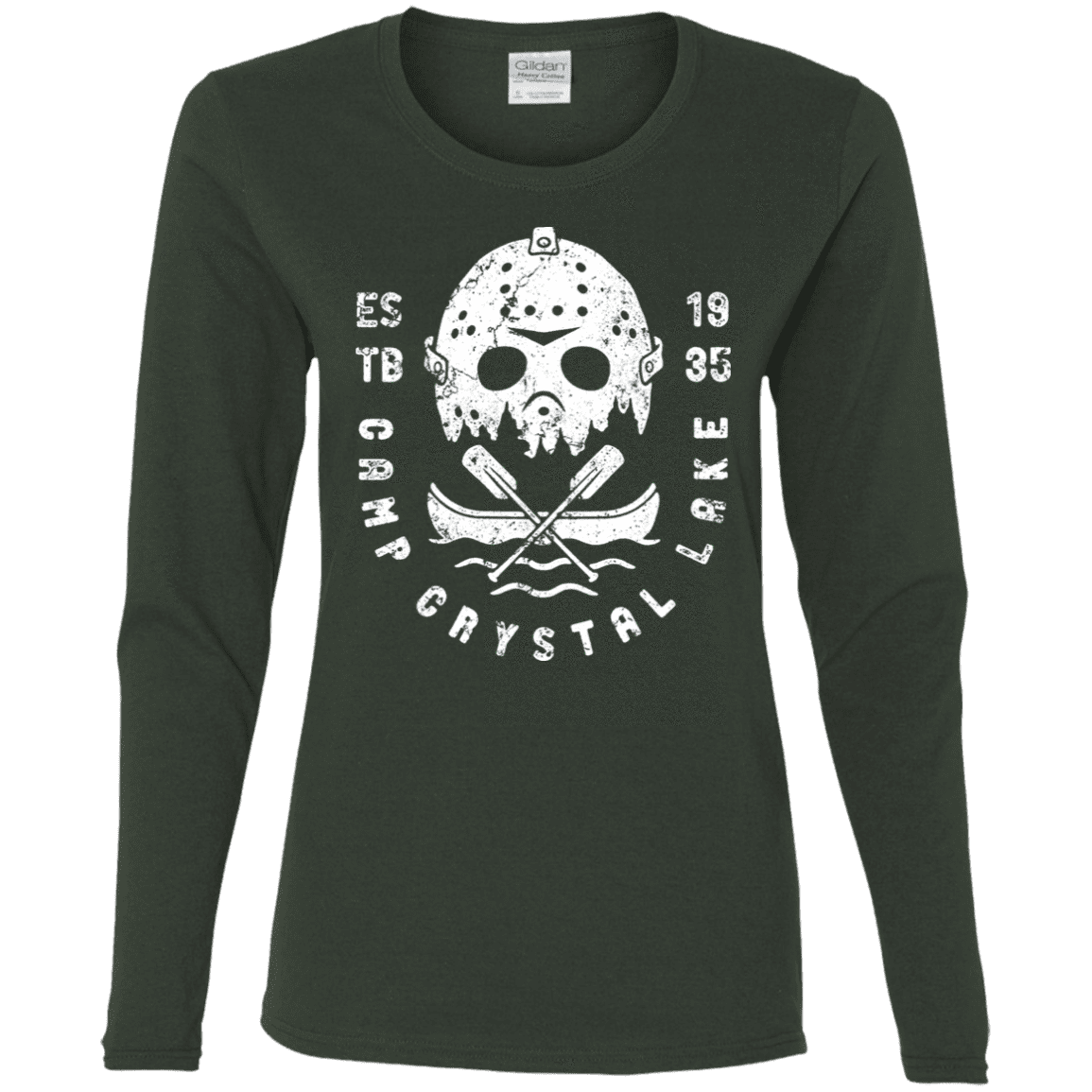 T-Shirts Forest / S Camp Crystal Lake Women's Long Sleeve T-Shirt