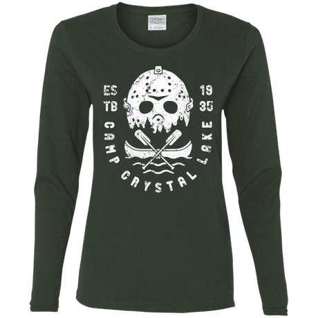 T-Shirts Forest / S Camp Crystal Lake Women's Long Sleeve T-Shirt