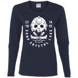 T-Shirts Navy / S Camp Crystal Lake Women's Long Sleeve T-Shirt