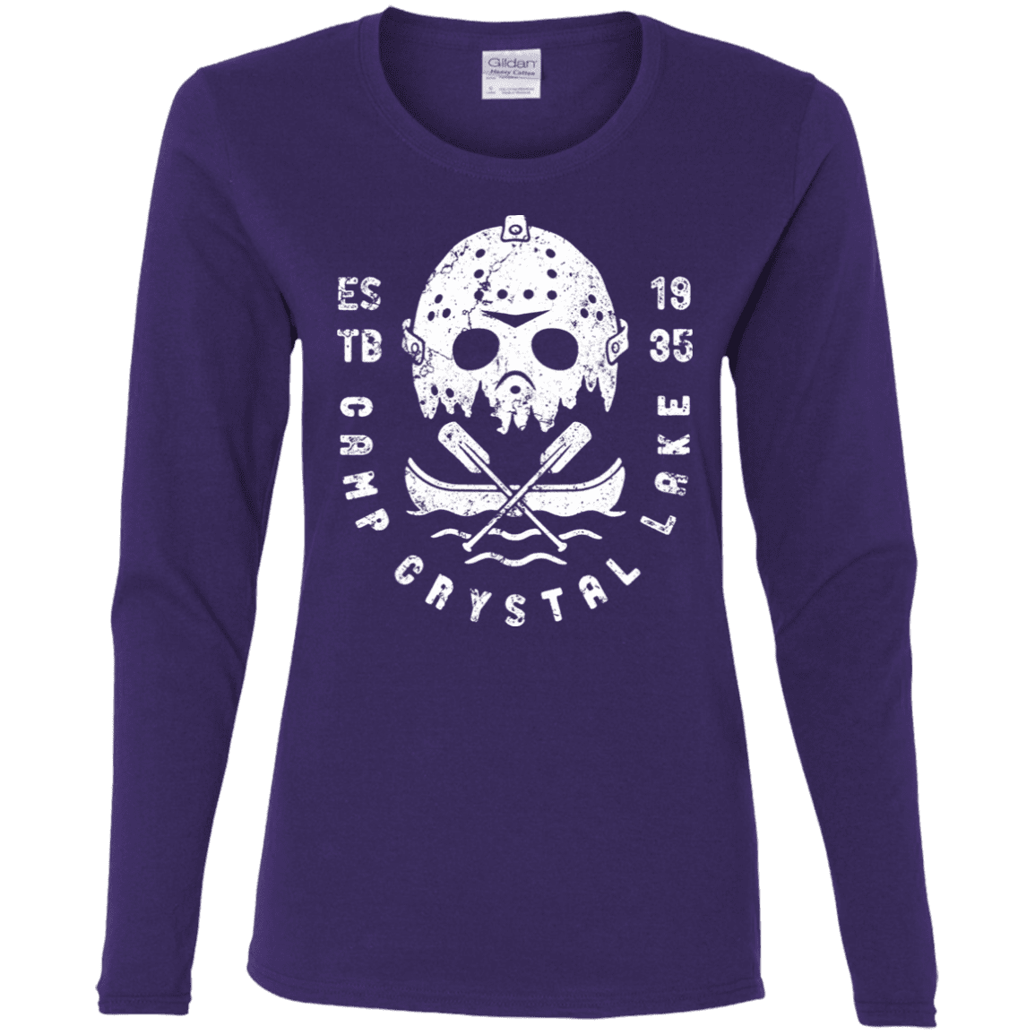 T-Shirts Purple / S Camp Crystal Lake Women's Long Sleeve T-Shirt