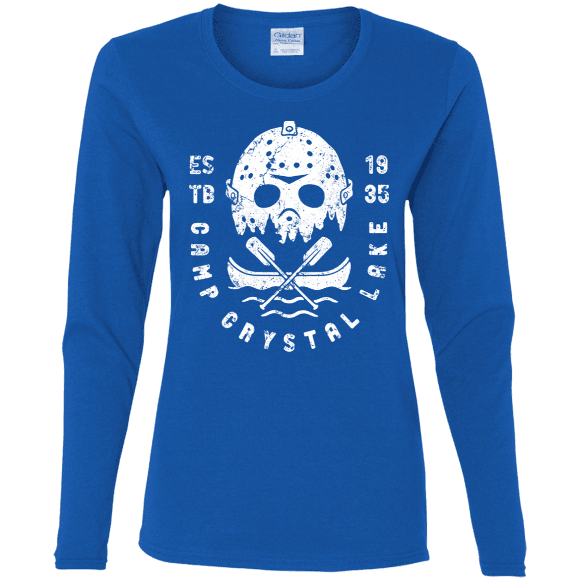 T-Shirts Royal / S Camp Crystal Lake Women's Long Sleeve T-Shirt