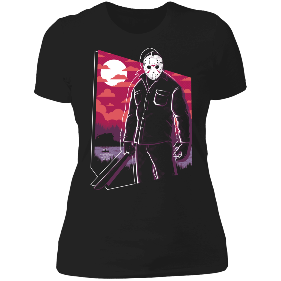 T-Shirts Black / X-Small Camp Crystal Lake Women's Premium T-Shirt