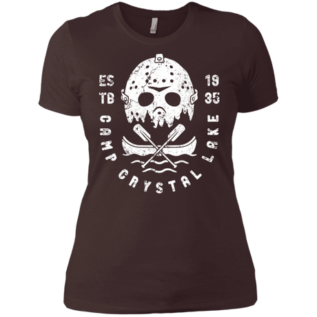 T-Shirts Dark Chocolate / X-Small Camp Crystal Lake Women's Premium T-Shirt