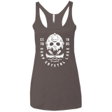 T-Shirts Macchiato / X-Small Camp Crystal Lake Women's Triblend Racerback Tank
