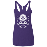 T-Shirts Purple Rush / X-Small Camp Crystal Lake Women's Triblend Racerback Tank