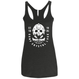T-Shirts Vintage Black / X-Small Camp Crystal Lake Women's Triblend Racerback Tank