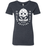 T-Shirts Vintage Navy / S Camp Crystal Lake Women's Triblend T-Shirt