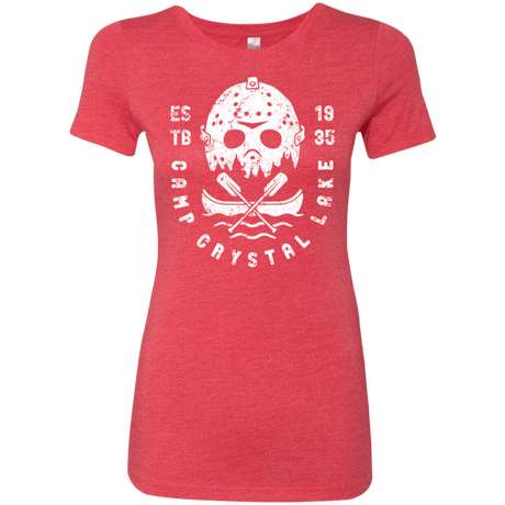 T-Shirts Vintage Red / S Camp Crystal Lake Women's Triblend T-Shirt