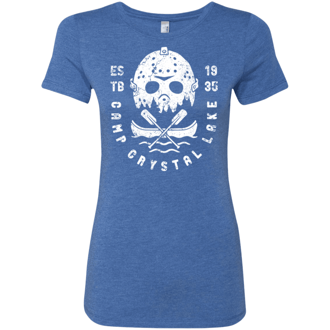 T-Shirts Vintage Royal / S Camp Crystal Lake Women's Triblend T-Shirt