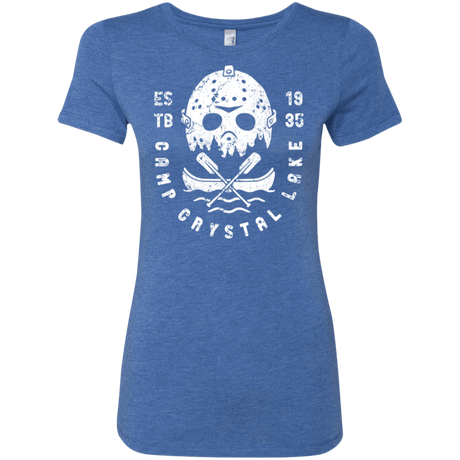 T-Shirts Vintage Royal / S Camp Crystal Lake Women's Triblend T-Shirt