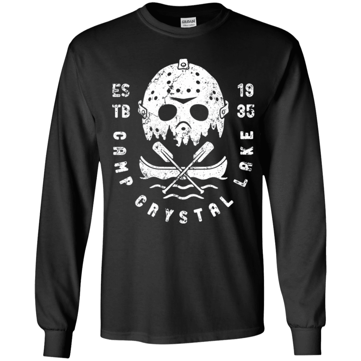 T-Shirts Black / YS Camp Crystal Lake Youth Long Sleeve T-Shirt