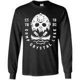 T-Shirts Black / YS Camp Crystal Lake Youth Long Sleeve T-Shirt