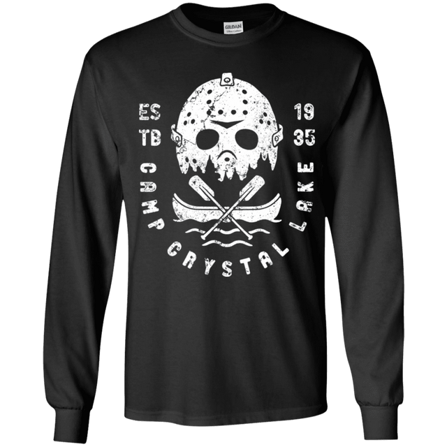 T-Shirts Black / YS Camp Crystal Lake Youth Long Sleeve T-Shirt
