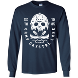 T-Shirts Navy / YS Camp Crystal Lake Youth Long Sleeve T-Shirt