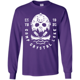 T-Shirts Purple / YS Camp Crystal Lake Youth Long Sleeve T-Shirt