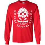 T-Shirts Red / YS Camp Crystal Lake Youth Long Sleeve T-Shirt
