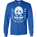 T-Shirts Royal / YS Camp Crystal Lake Youth Long Sleeve T-Shirt