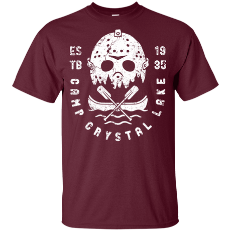 T-Shirts Maroon / YXS Camp Crystal Lake Youth T-Shirt