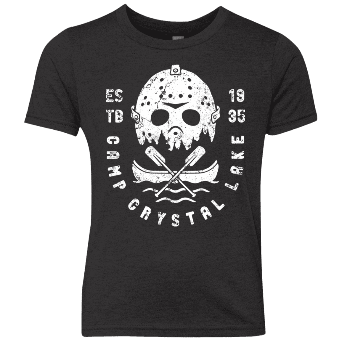 T-Shirts Vintage Black / YXS Camp Crystal Lake Youth Triblend T-Shirt