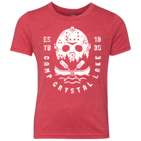 T-Shirts Vintage Red / YXS Camp Crystal Lake Youth Triblend T-Shirt