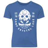 T-Shirts Vintage Royal / YXS Camp Crystal Lake Youth Triblend T-Shirt