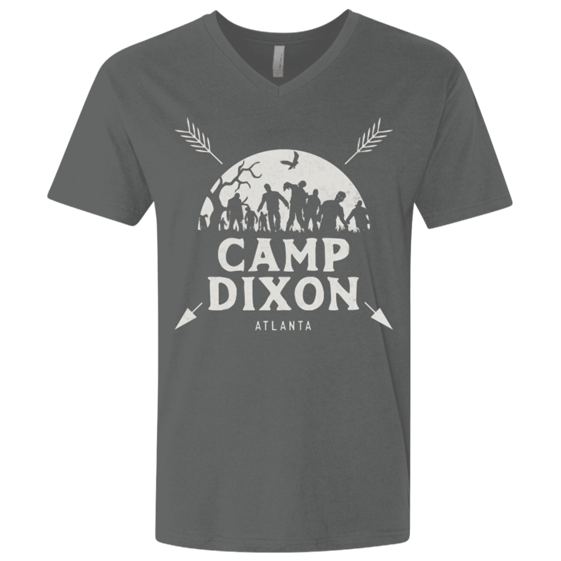 T-Shirts Heavy Metal / X-Small CAMP DIXON Men's Premium V-Neck