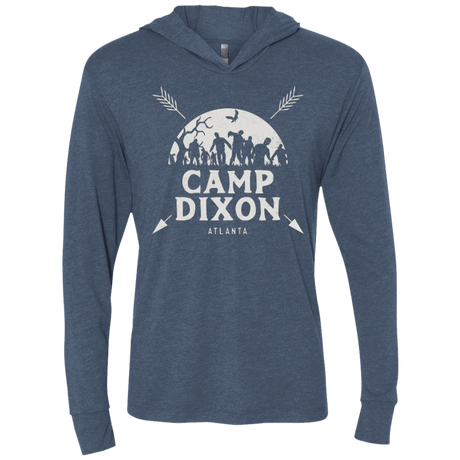 T-Shirts Indigo / X-Small CAMP DIXON Triblend Long Sleeve Hoodie Tee