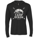 T-Shirts Vintage Black / X-Small CAMP DIXON Triblend Long Sleeve Hoodie Tee