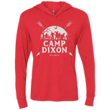 T-Shirts Vintage Red / X-Small CAMP DIXON Triblend Long Sleeve Hoodie Tee