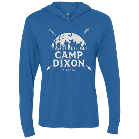 T-Shirts Vintage Royal / X-Small CAMP DIXON Triblend Long Sleeve Hoodie Tee