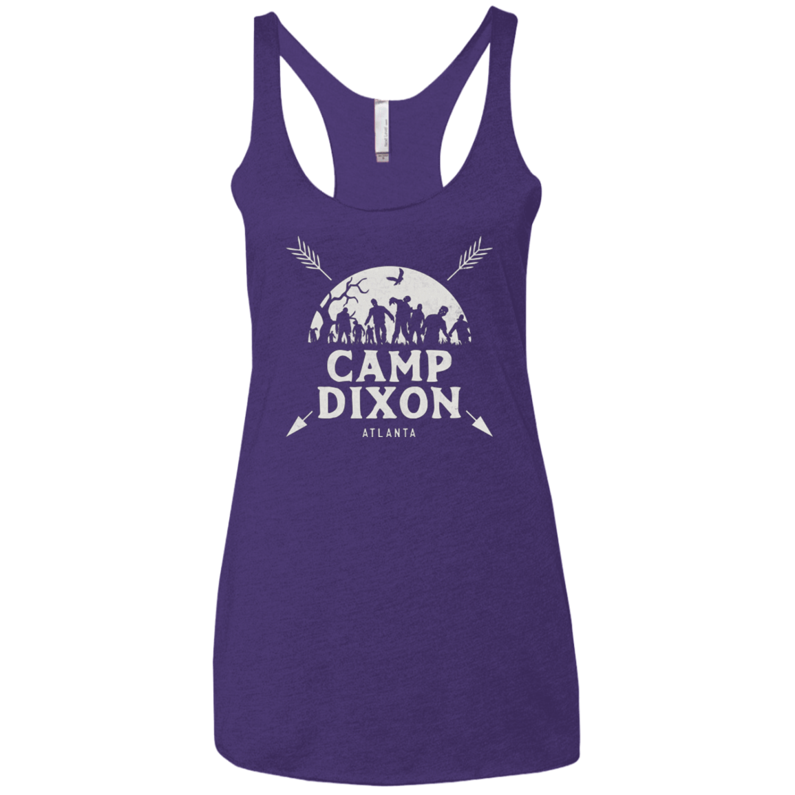 T-Shirts Purple / X-Small CAMP DIXON Women's Triblend Racerback Tank