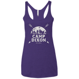 T-Shirts Purple / X-Small CAMP DIXON Women's Triblend Racerback Tank