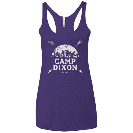 T-Shirts Purple / X-Small CAMP DIXON Women's Triblend Racerback Tank