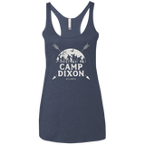 T-Shirts Vintage Navy / X-Small CAMP DIXON Women's Triblend Racerback Tank
