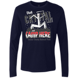 T-Shirts Midnight Navy / Small CAMP HERE Men's Premium Long Sleeve