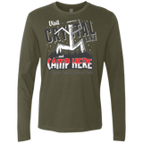 T-Shirts Military Green / Small CAMP HERE Men's Premium Long Sleeve