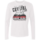 T-Shirts White / Small CAMP HERE Men's Premium Long Sleeve