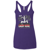 T-Shirts Purple / X-Small CAMP HERE Women's Triblend Racerback Tank