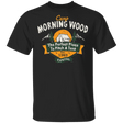 T-Shirts Black / S Camp Morning Wood Camping T-Shirt