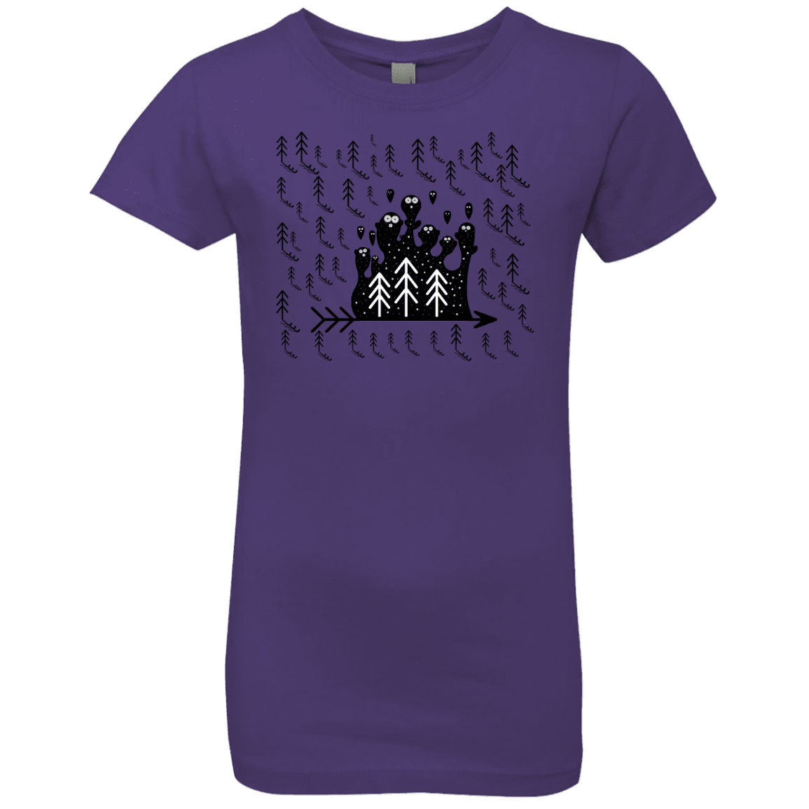 T-Shirts Purple Rush / YXS Campfire Stories Girls Premium T-Shirt