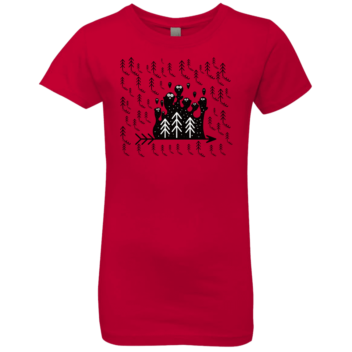 T-Shirts Red / YXS Campfire Stories Girls Premium T-Shirt