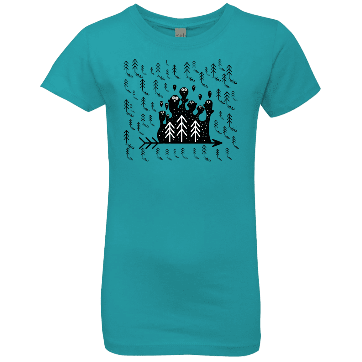 T-Shirts Tahiti Blue / YXS Campfire Stories Girls Premium T-Shirt