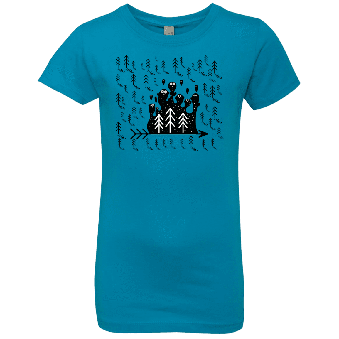 T-Shirts Turquoise / YXS Campfire Stories Girls Premium T-Shirt