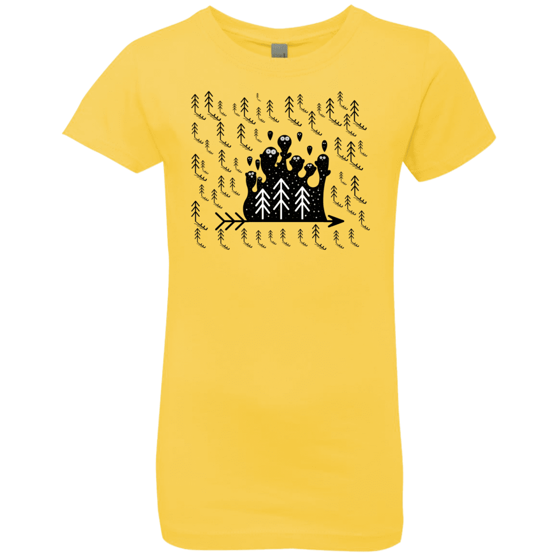 T-Shirts Vibrant Yellow / YXS Campfire Stories Girls Premium T-Shirt